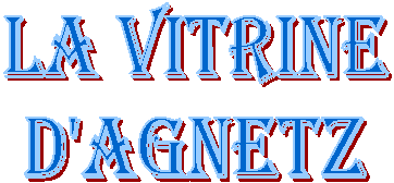   
la vitrine 
d'AGNETZ 